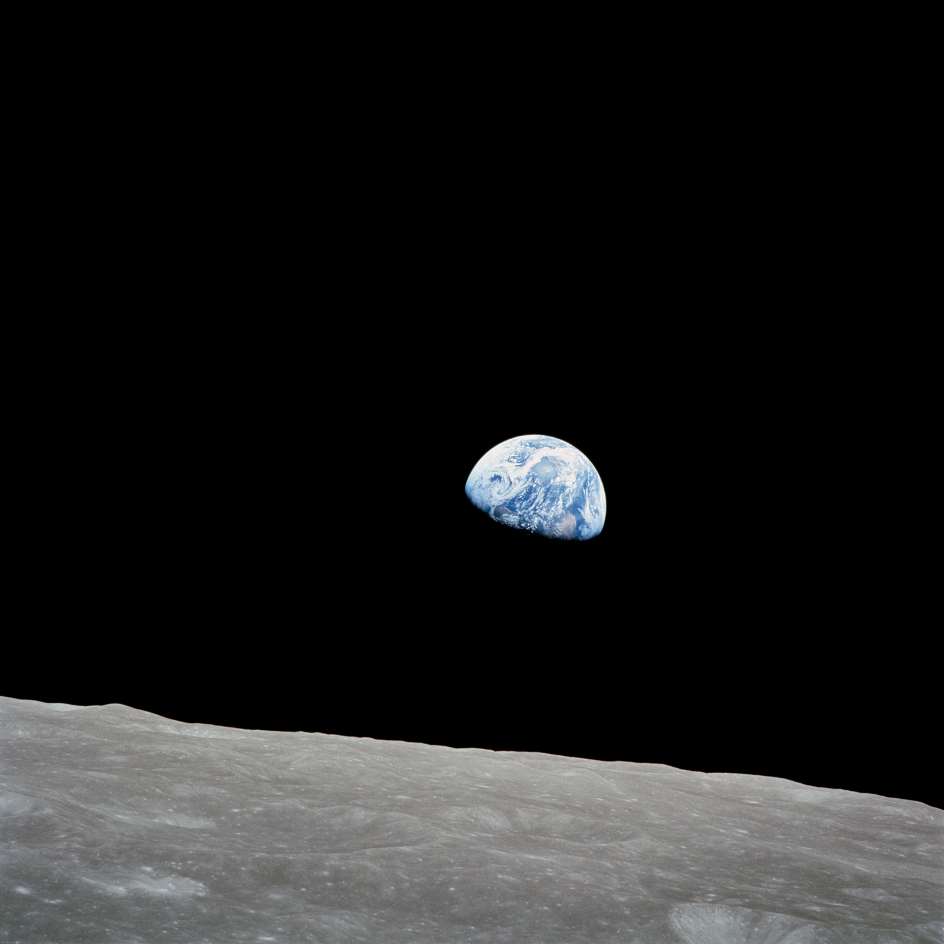 月から見た地球 — Apollo 8 · 1968 · 宇宙飛行士による撮影